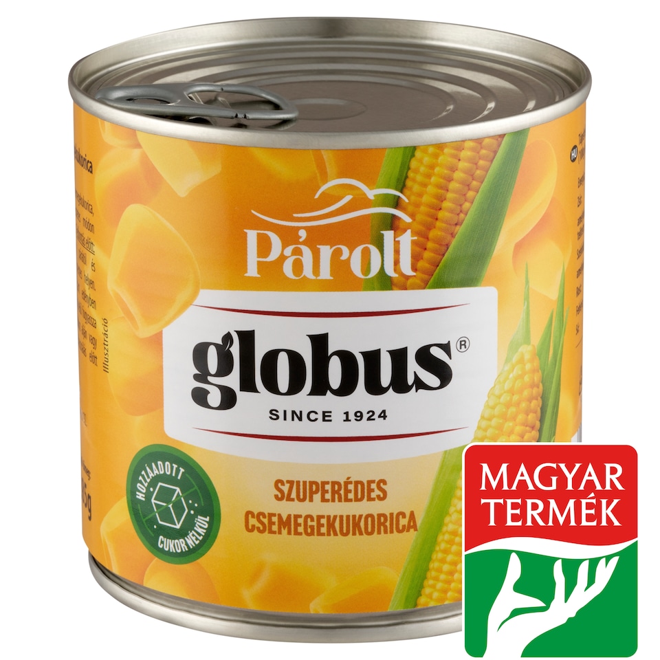 Globus párolt szuperédes csemegekukorica 340 g