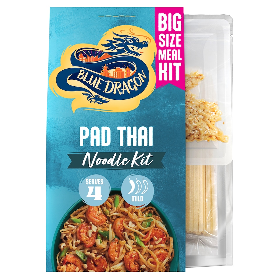 Blue Dragon Big Size Family Pad Thai Noodle Kit 510g