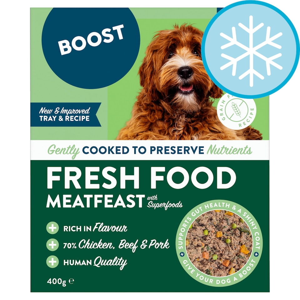 Boost Pet Meat Feast Meal for Dogs 400g