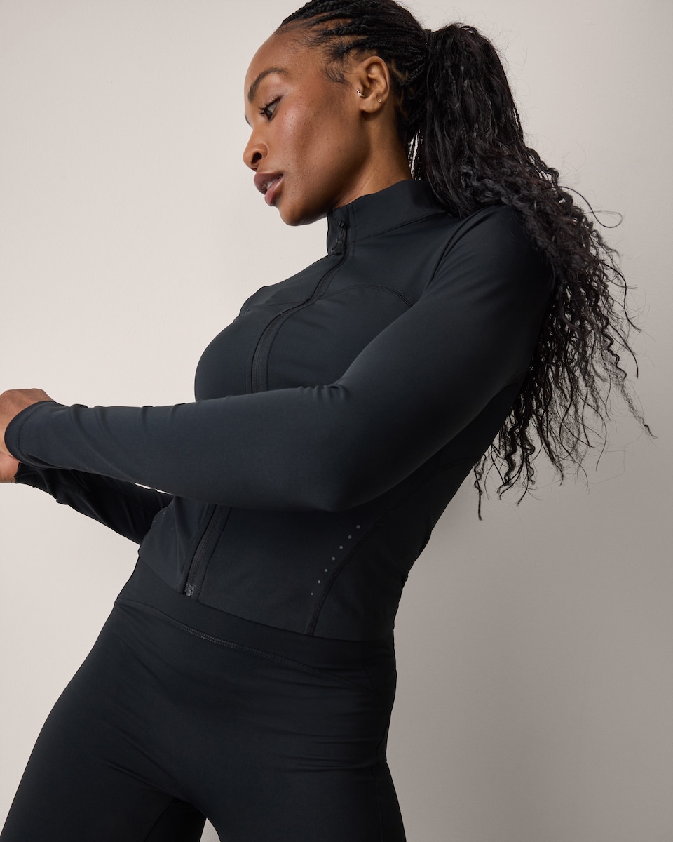 image 1 of F&F Active ULTRARUN Jacket in Black
