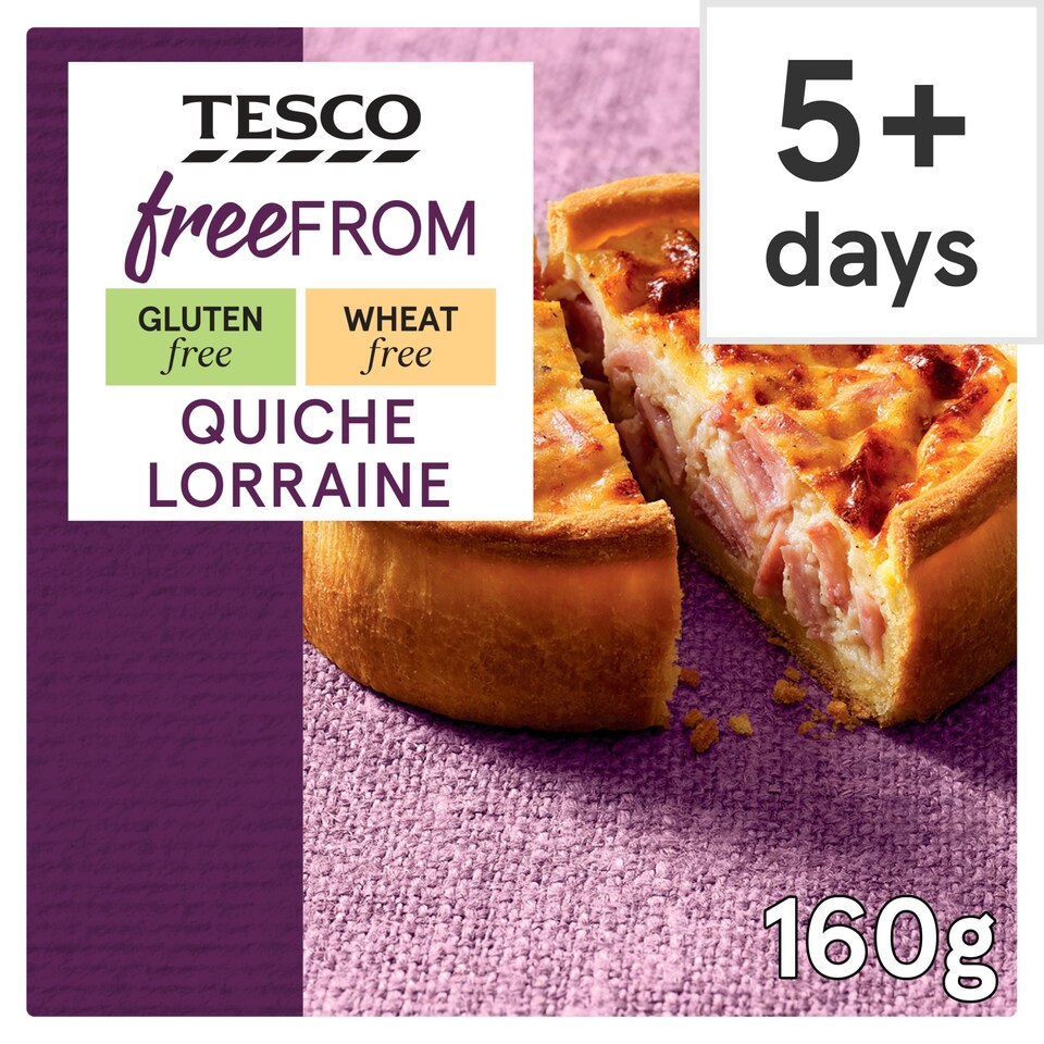 Tesco Free From Quiche Lorraine 160G Tesco Groceries
