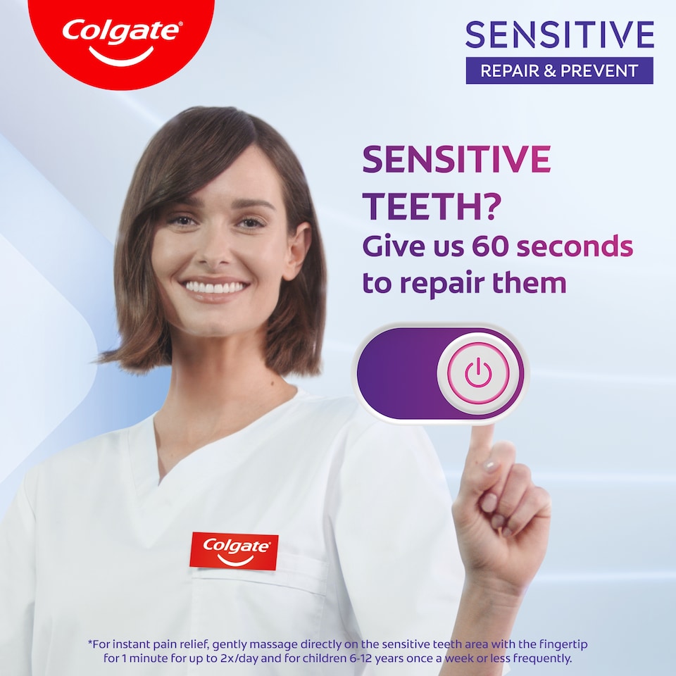 image 1 of Colgate Sensitive Repair & Prevent + Gentle Whitening Toothpaste 75ml