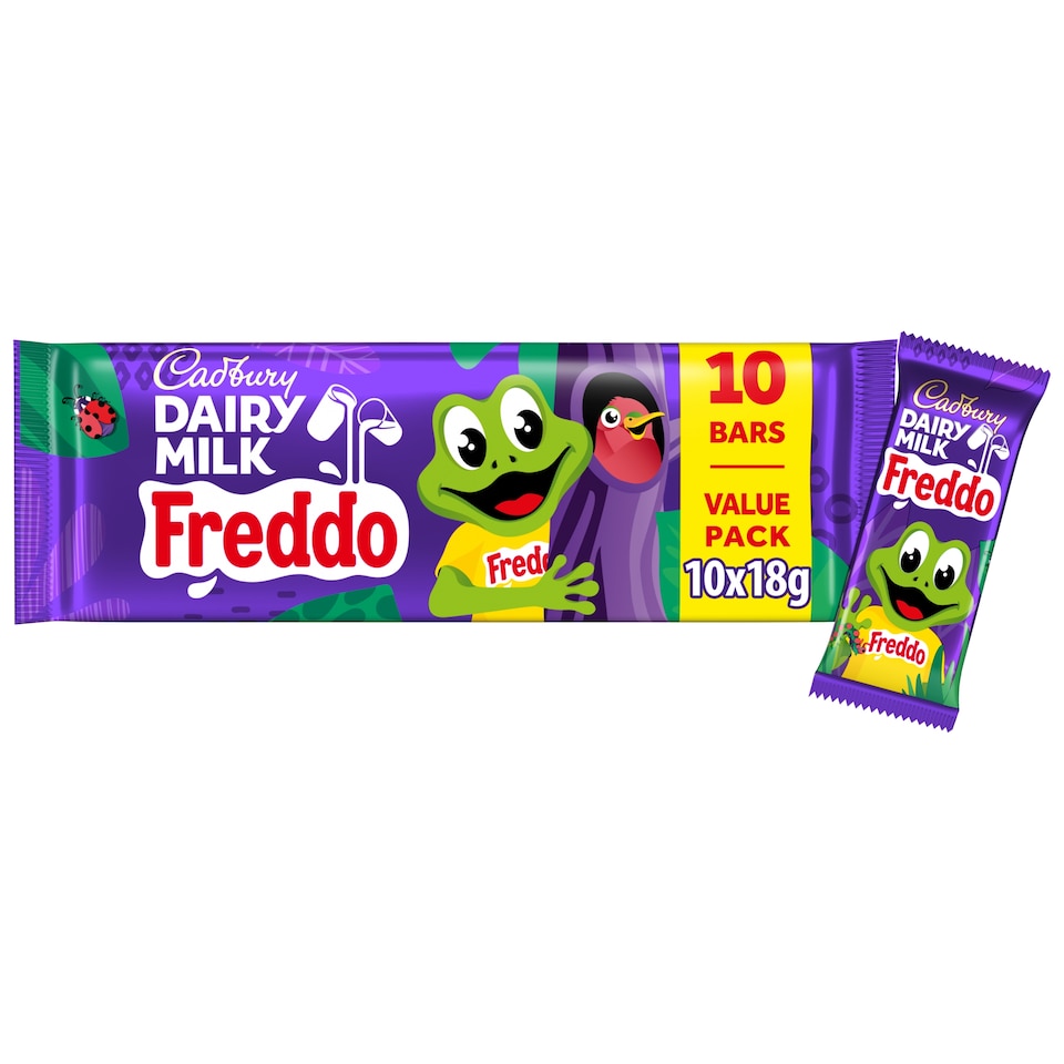 Cadbury Dairy Milk Freddo Chocolate Bar 10 Pack 18g