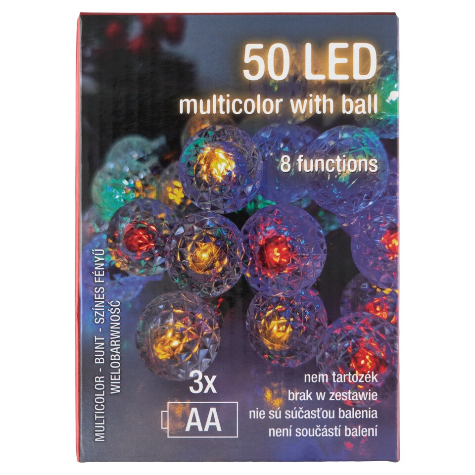 Snow Meister SM2514 50 LED svetelná reťaz farebná