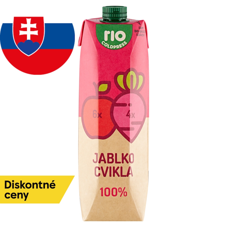 obrázok 1 z Rio Cold Press 100% jablko cvikla 1 l