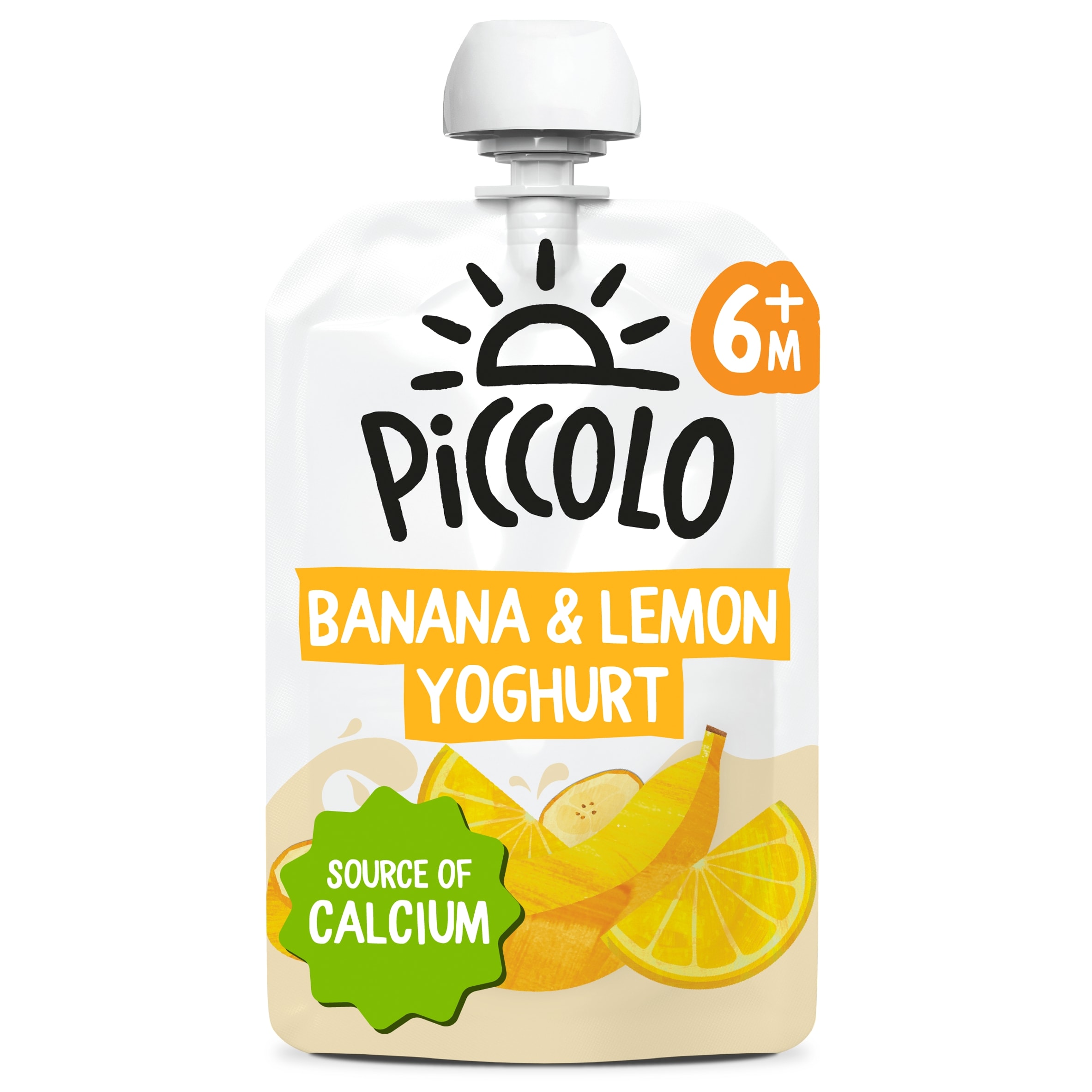 Piccolo Baby Organic Banana & Lemon Greek-Style Yoghurt 100g