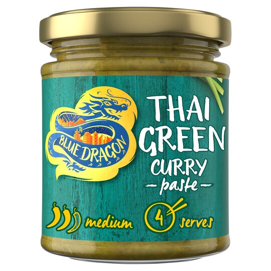 Blue Dragon Thai Green Curry Paste 170G - Tesco Groceries