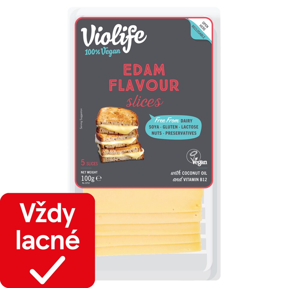 Violife Plátky s príchuťou Eidam 100 g