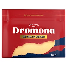 Dromona Medium Cheddar Cheese 200 G