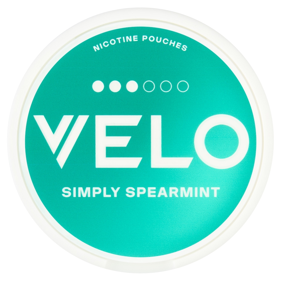 VELO SIMPLY SPEARMINT 8mg NICOTINE 20 POUCHES