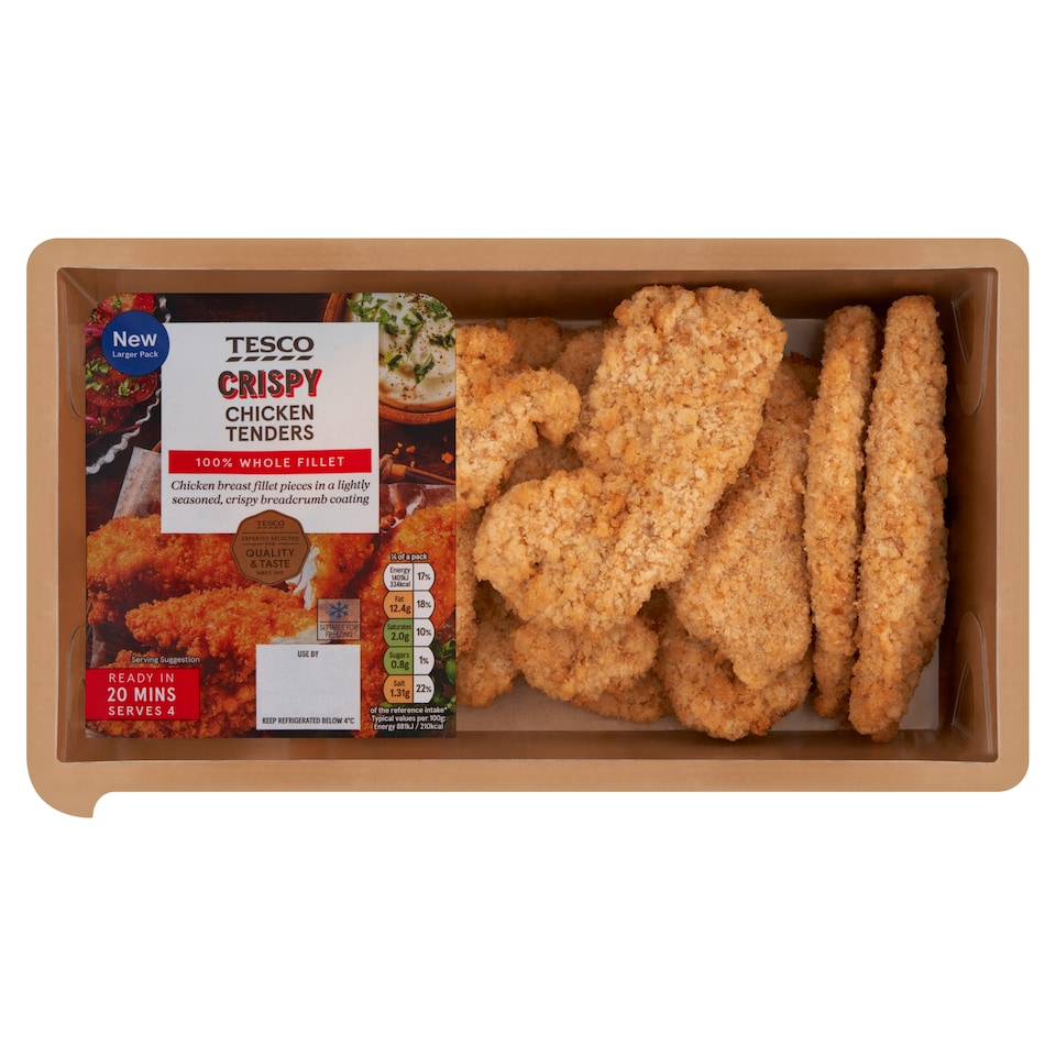 Tesco Crispy Chicken Tenders 710g