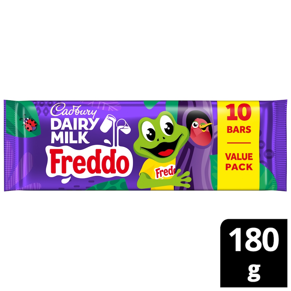 Cadbury Dairy Milk Freddo Chocolate Bar 10 Pack 18g
