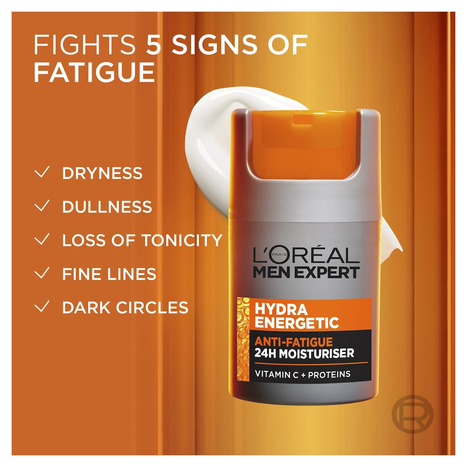 image 1 of L’Oreal Men Expert Hydra Energetic Anti Fatigue Moisturiser 50Ml