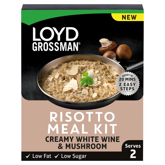 L/Grsman White Wine And Mushroom Risotto Kit 300G Tesco Groceries