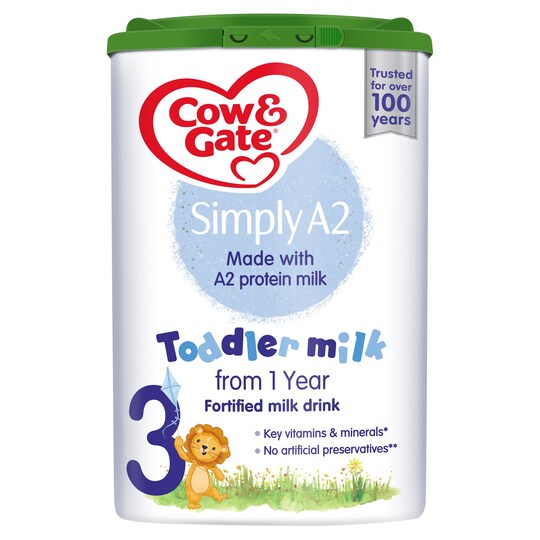 image 1 of Cow & Gate Simply A2 3 Toddler Milk Formula 800G