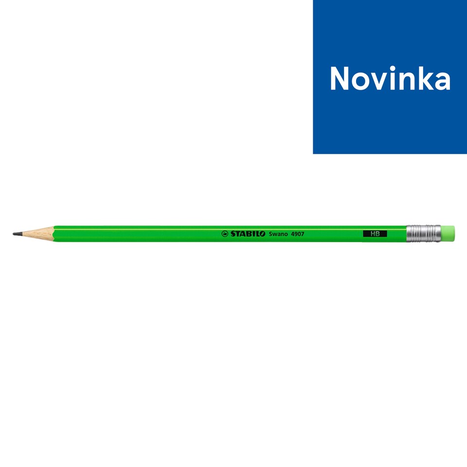 Stabilo Swano Fluo Green HB grafitová ceruzka