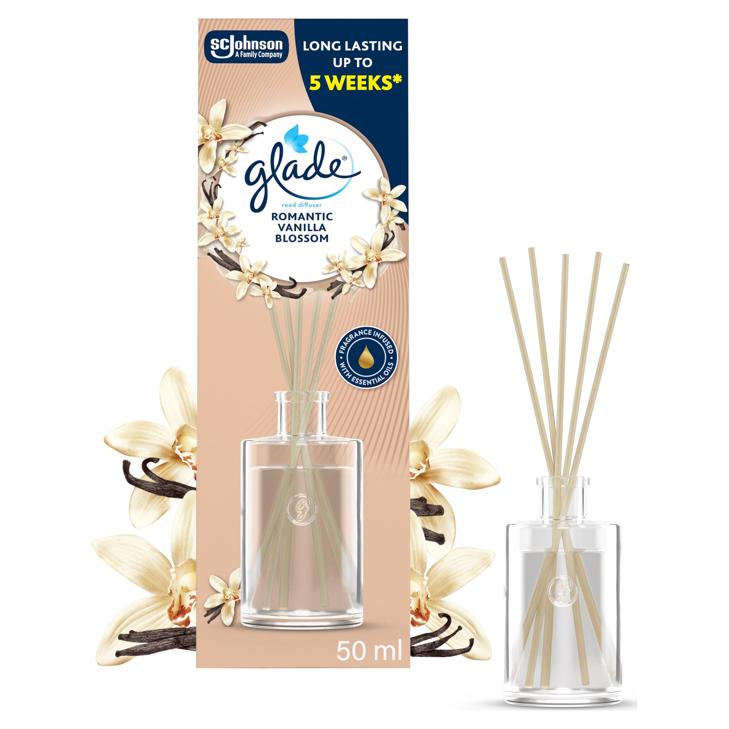 Glade Reed Diffuser Vanilla Blossom 50ml