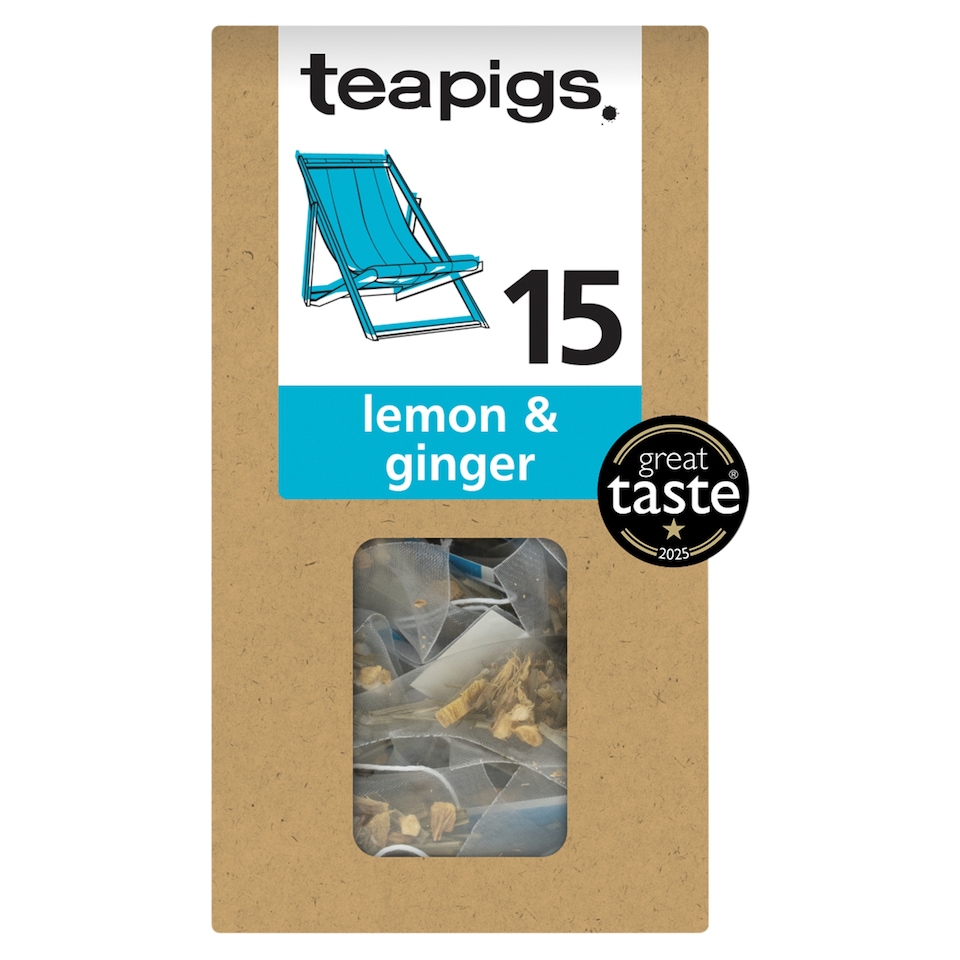 Teapigs Lemon & Ginger Tea Bags 15 Pack 37.5g