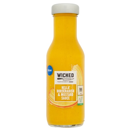 Wicked Kitchen Horseradish & Mustard Sauce 250Ml Tesco Groceries