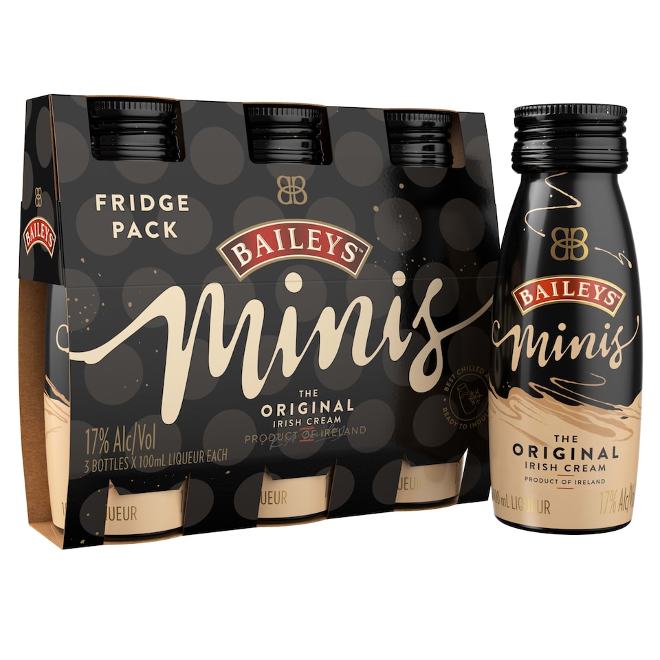 BAILEYS ORIGINAL MINIS 100ML 3 PACK
