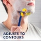 image 2 of Gillette Blue 3 Disposable Men's Razors 4 Pack