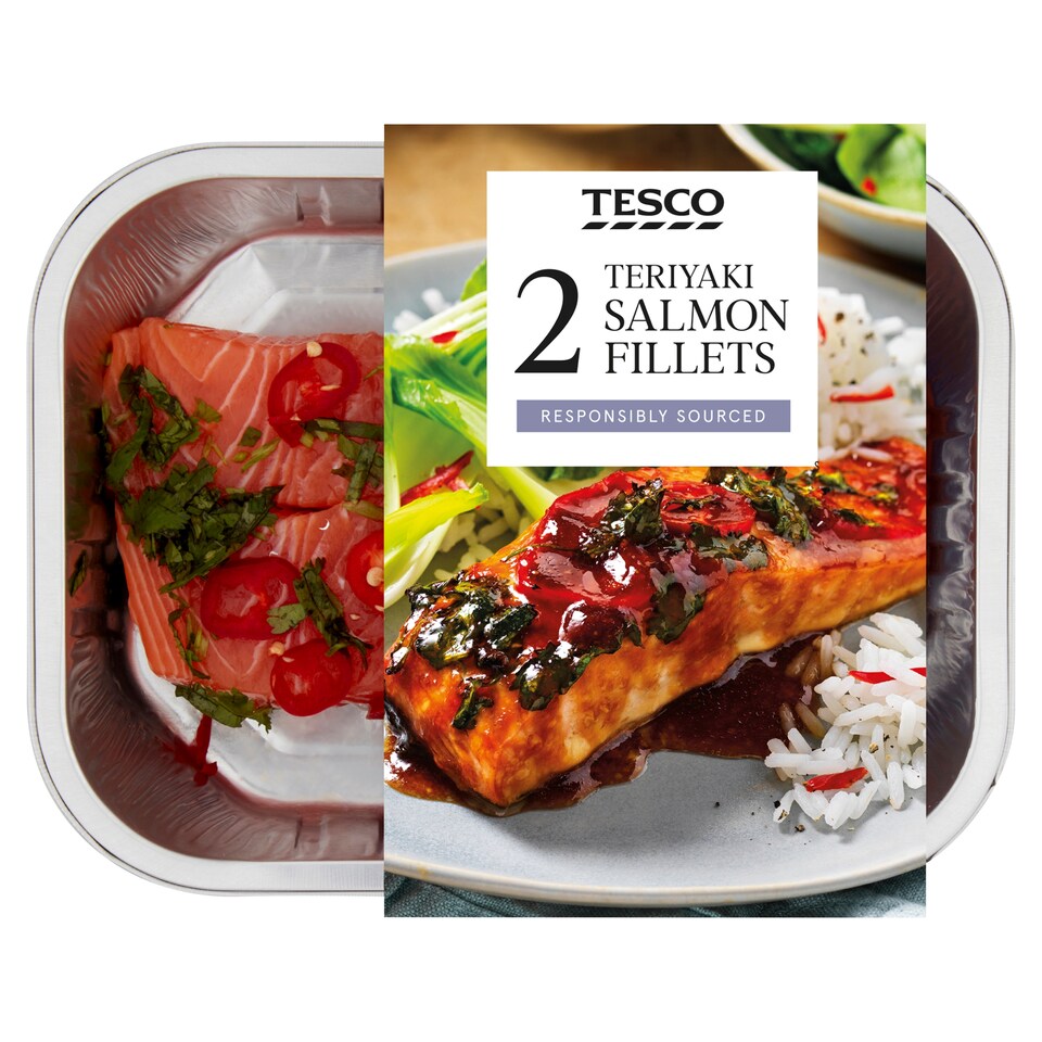Tesco 2 Teriyaki Salmon Fillets 290G