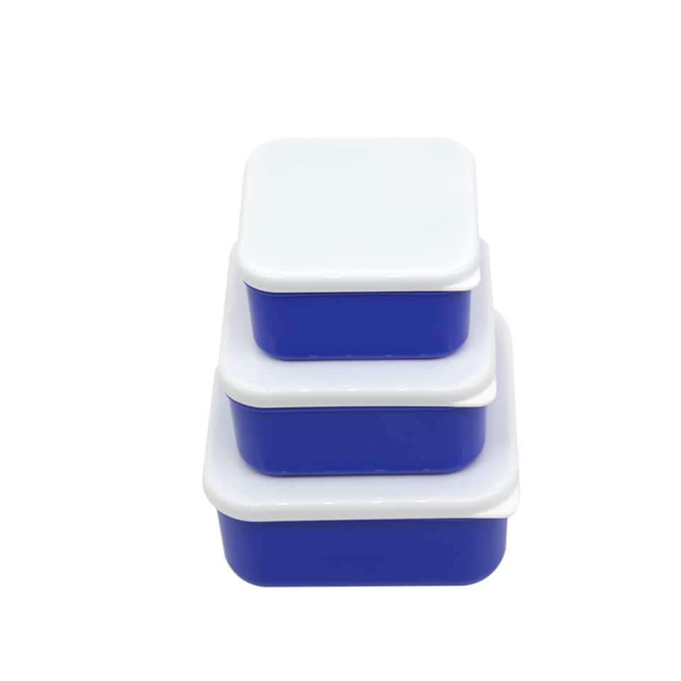 Tesco Navy Snack Box Set 3 Pack
