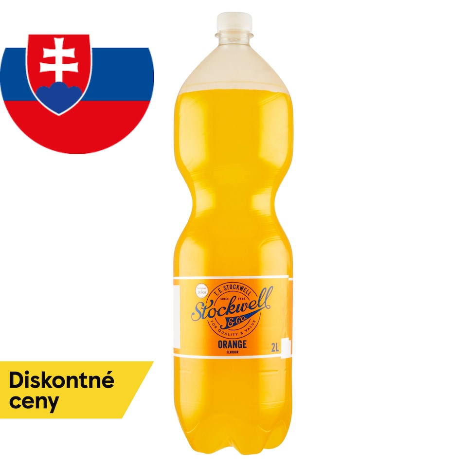 Tesco Nealkoholický sýtený nápoj s pomarančovou príchuťou 2 l