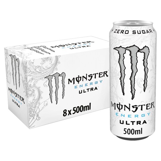 Monster Energy Ultra 8x500ml Tesco Groceries Monster Energy Ultra 8x500ml Tesco Groceries
