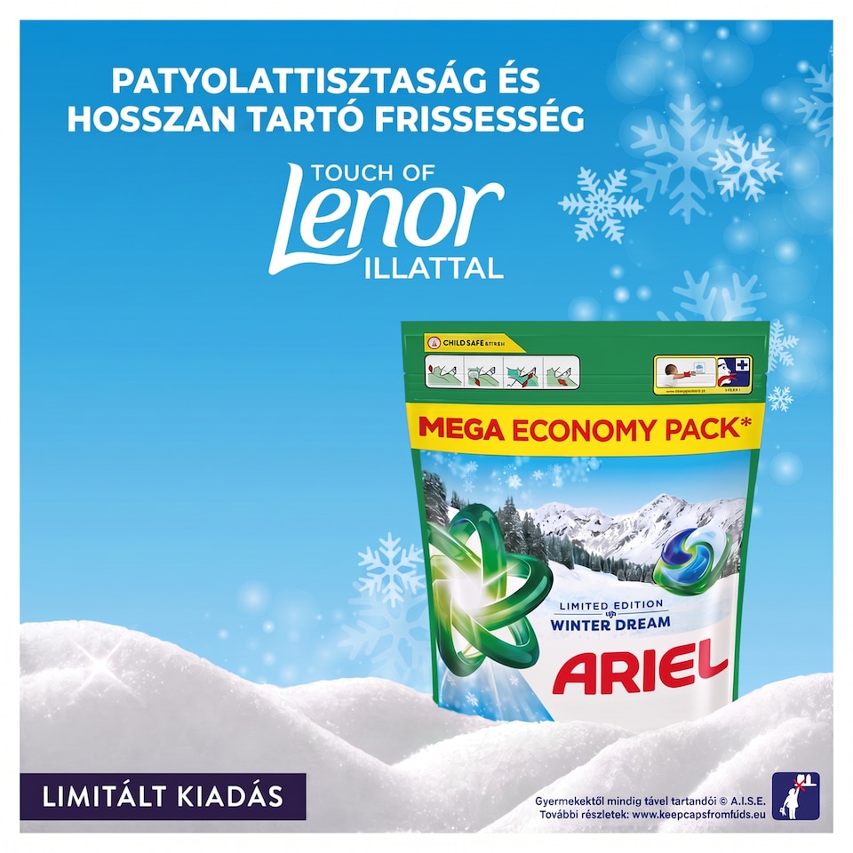 Ariel Allin1 PODS®, Mosókapszula, Winter Dream  1. kép