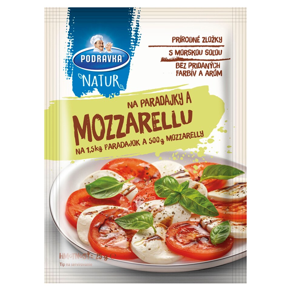 Podravka Natur Na paradajky a mozzarellu 25 g