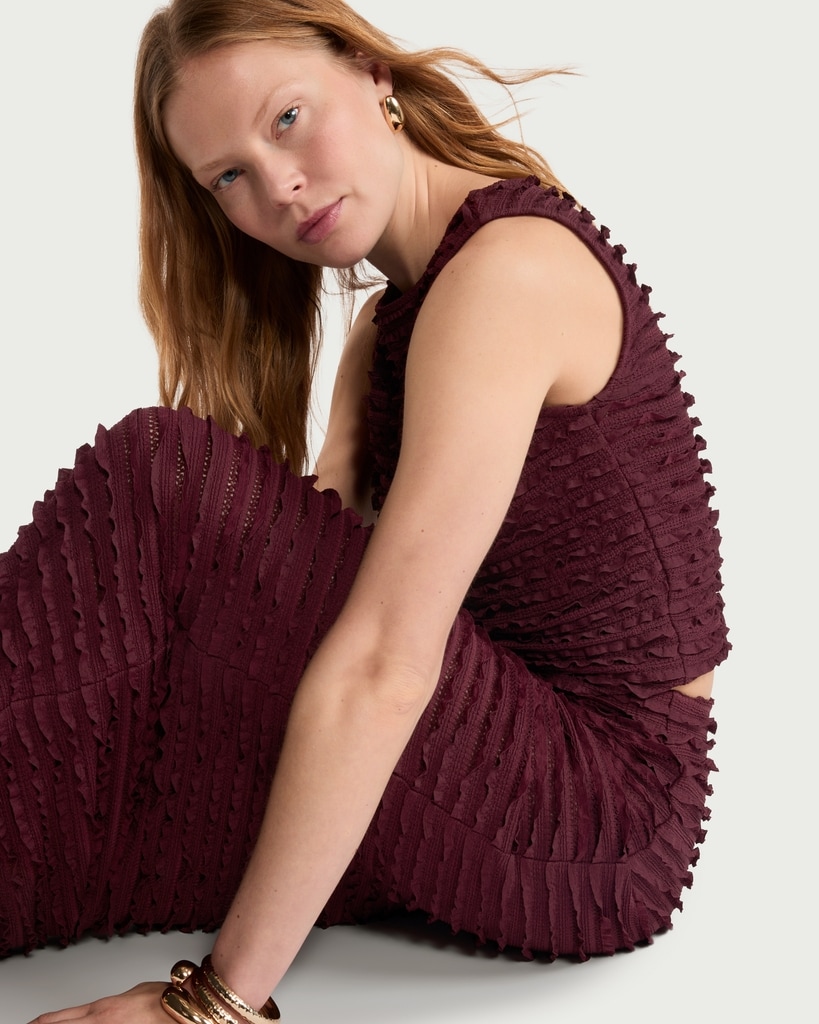 F&F Textured Sleeveless Co-ord Top in Purple