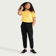 F&F School Unisex 2-Pack Cotton Rich Joggers in Black