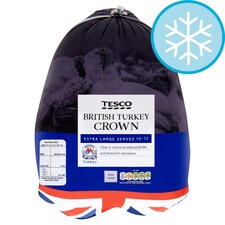 Tesco Frozen Turkey Crown Extra Large 2.9Kg - 3.5Kg