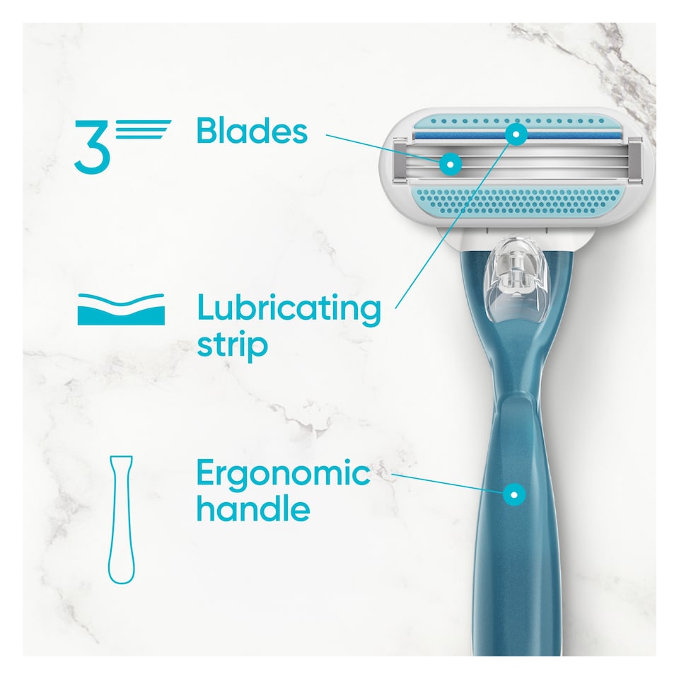 image 1 of Gillette Venus Smooth Women's Razor Blade Refills 4 Pack