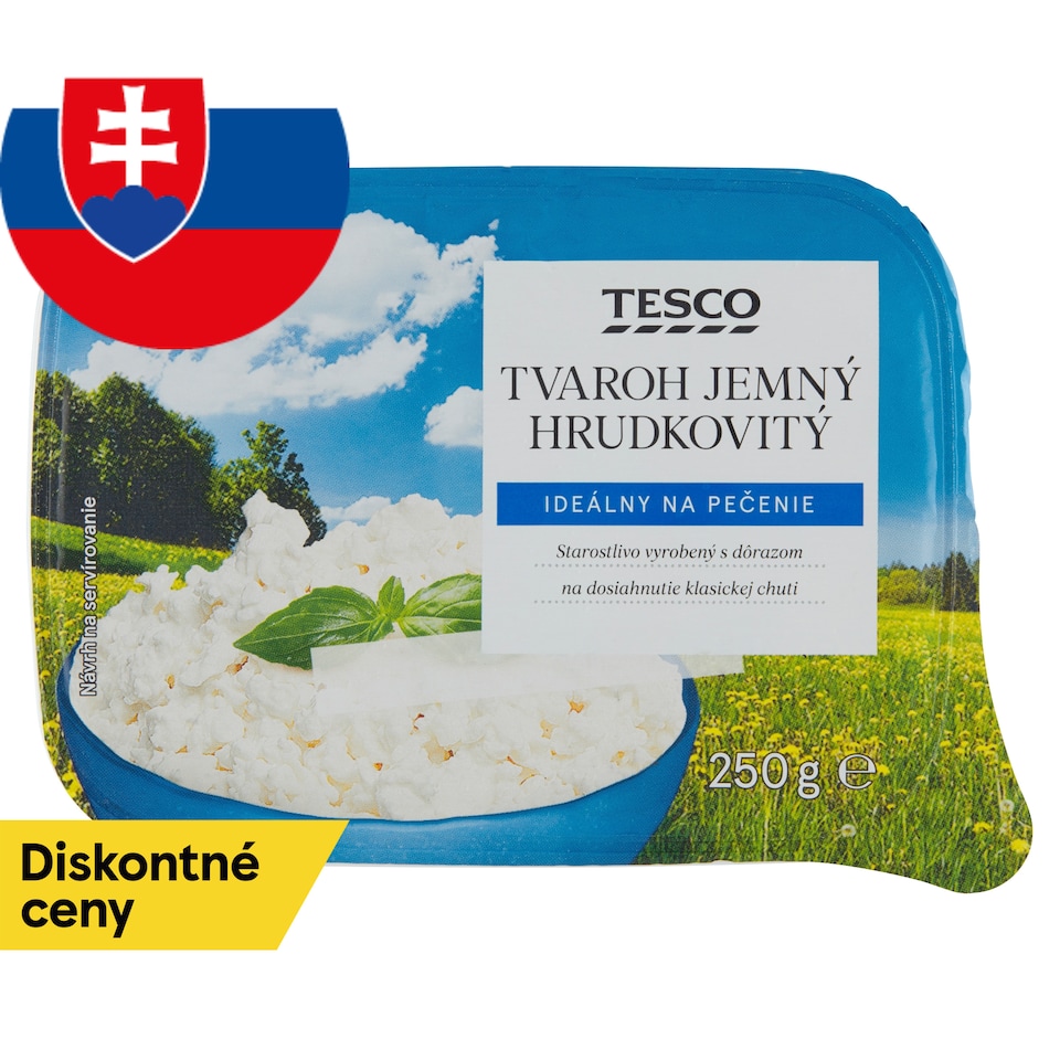 Tesco Tvaroh jemný hrudkovitý 250 g