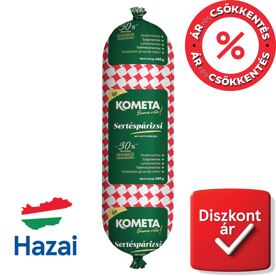 Kometa sertéspárizsi 400 g