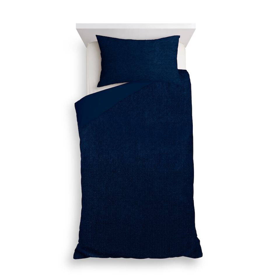 F&F Home Navy Cord Duvet Cover Set Single