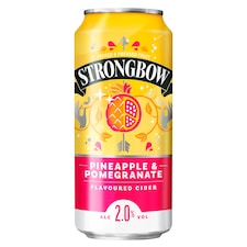 Strongbow S příchutí ananasu a granátového jablka 440ml