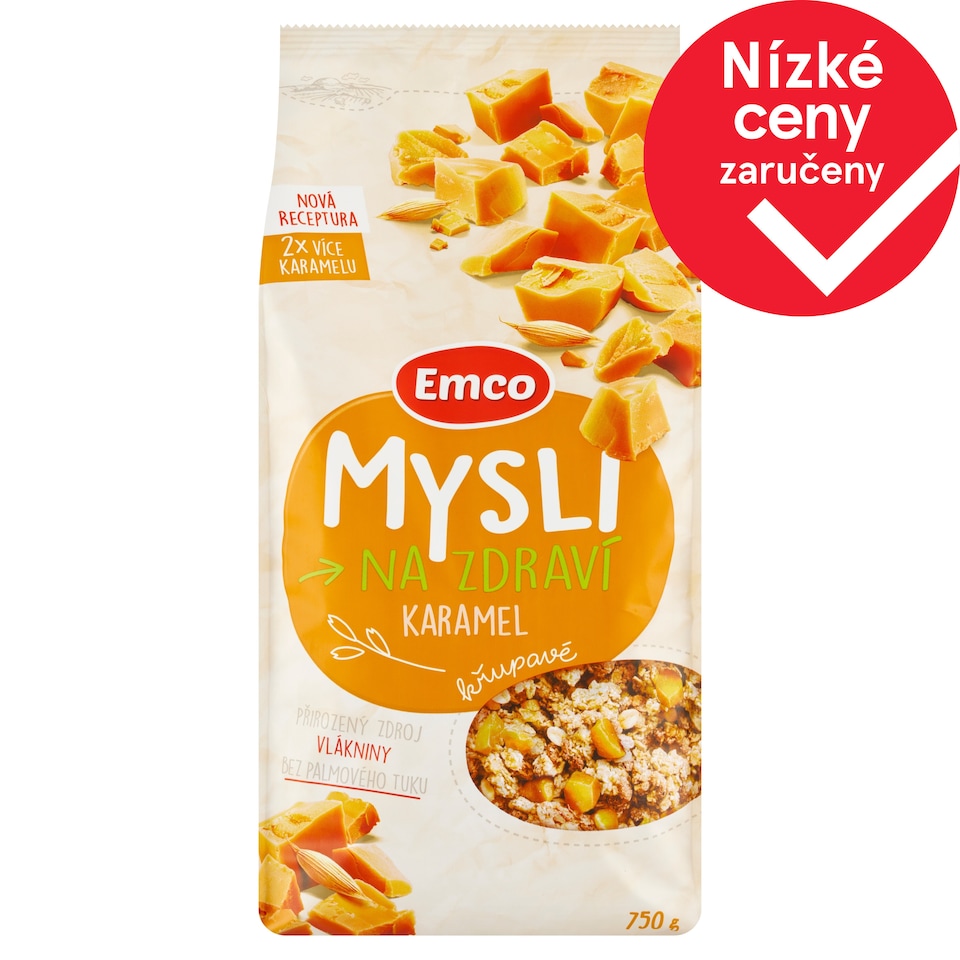 Emco Mysli na Zdraví Karamel 750g
