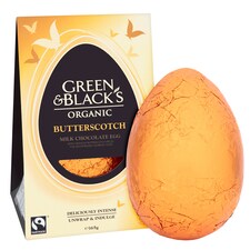 Green & Blacks Butterscotch Thick Shell Easter Egg 165G