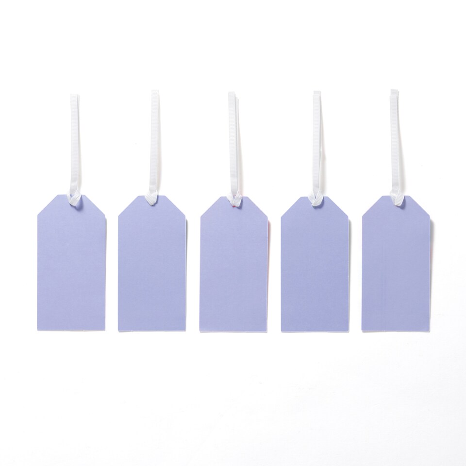 image 1 of Paperchase Rainbow 5 Pack Gift Tags