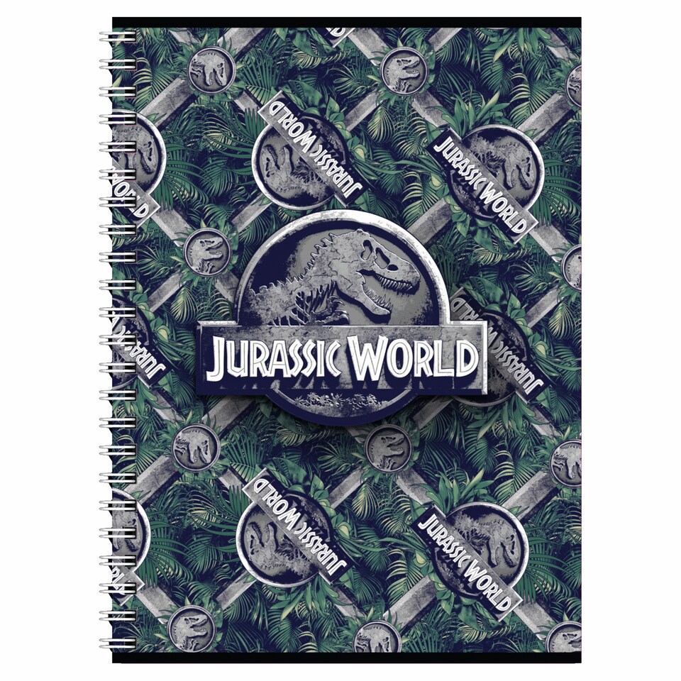Jurassic World Spiral Booklet A5 Lined 80 Pages