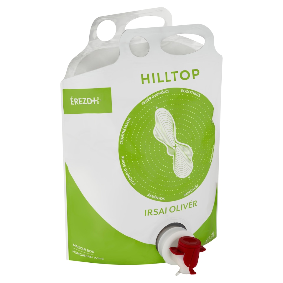 Hilltop Bortarisznya Dunántúli Irsai Olivér száraz fehérbor 11% 3 l  1. kép