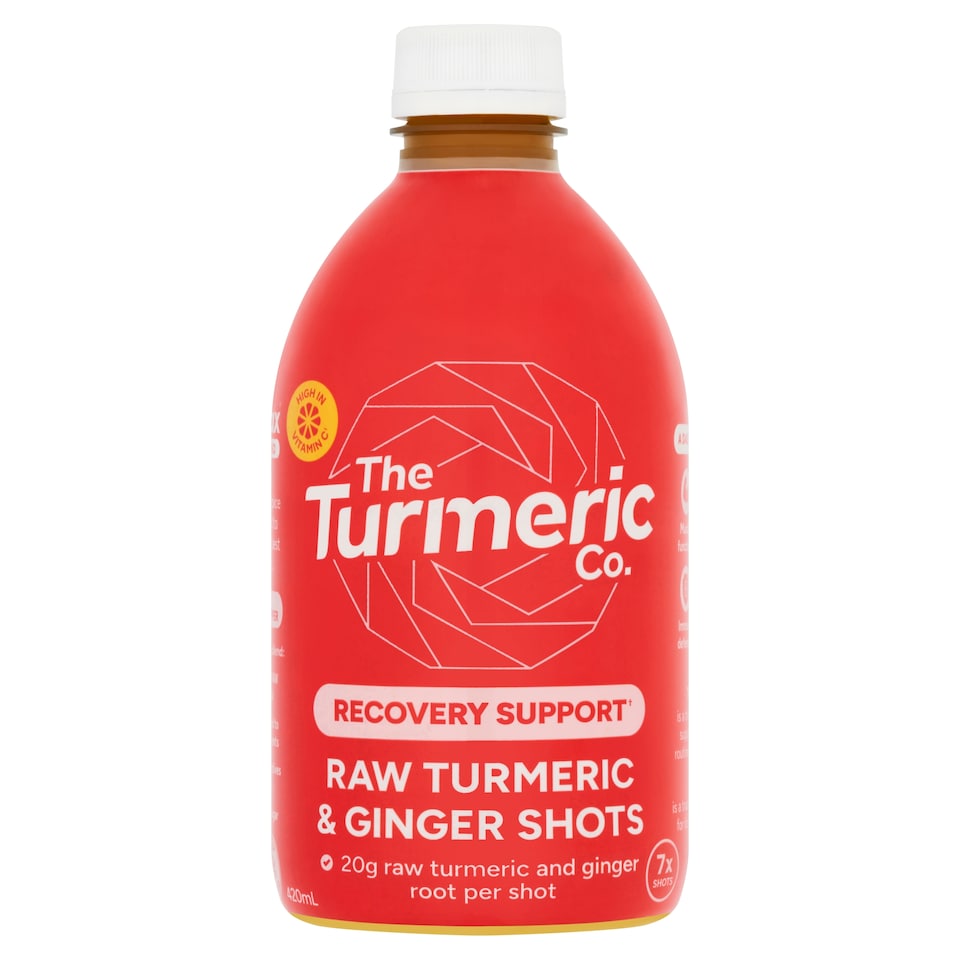 image 1 of The Turmeric Co. Raw Turmeric & Ginger Shots (420 mL)