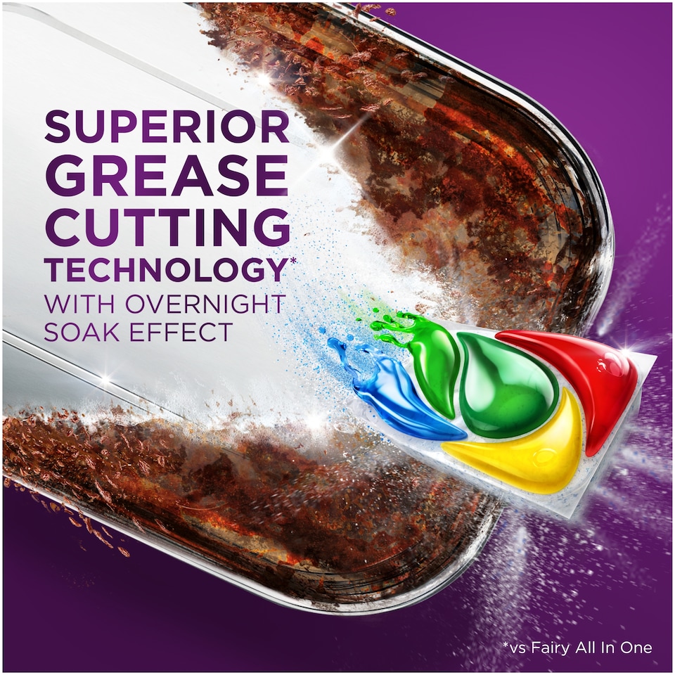 image 1 of Fairy Platinum Plus 30 Minute Miracle Lemon 26 Dishwasher Tablets 428g