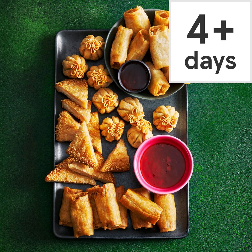 93. Tesco Chinese-Style Party Food Selection 652g (Serves 8)