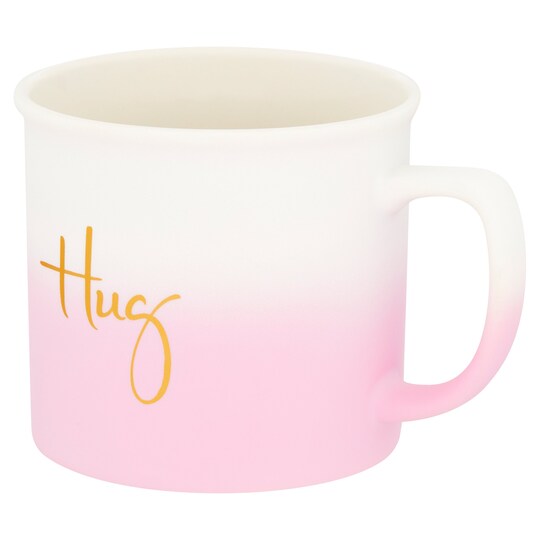 Tesco Ombre Hug Mug Pink Tesco Groceries