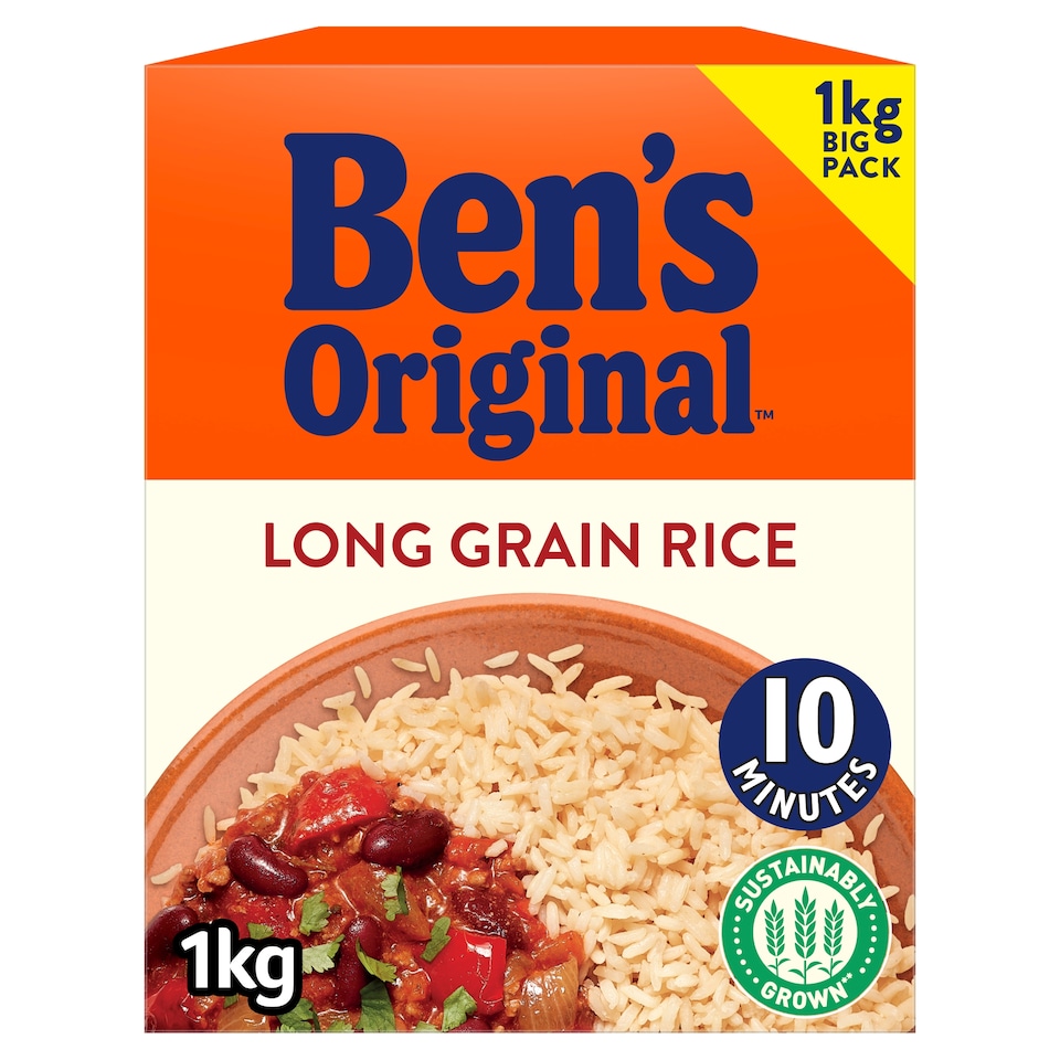 image 1 of Ben's Original Long Grain Rice 1Kg