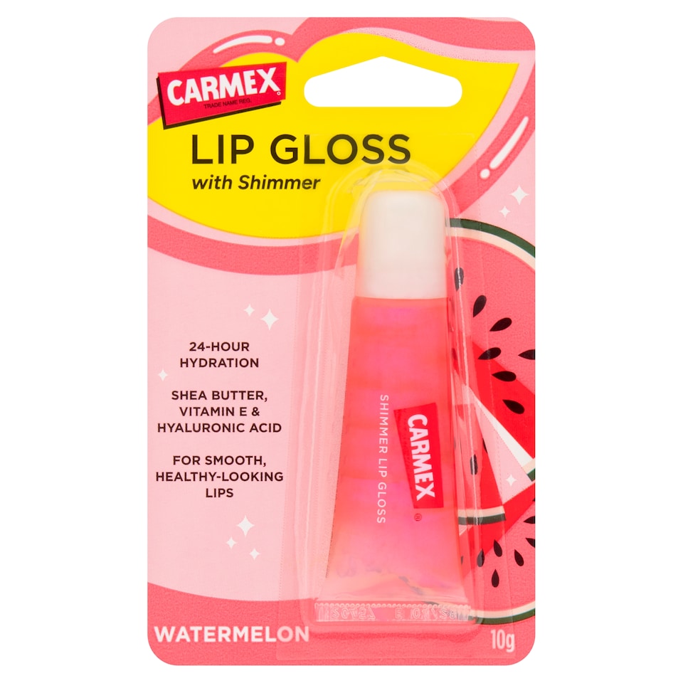 Carmex Watermelon Shimmer Lipgloss 10g